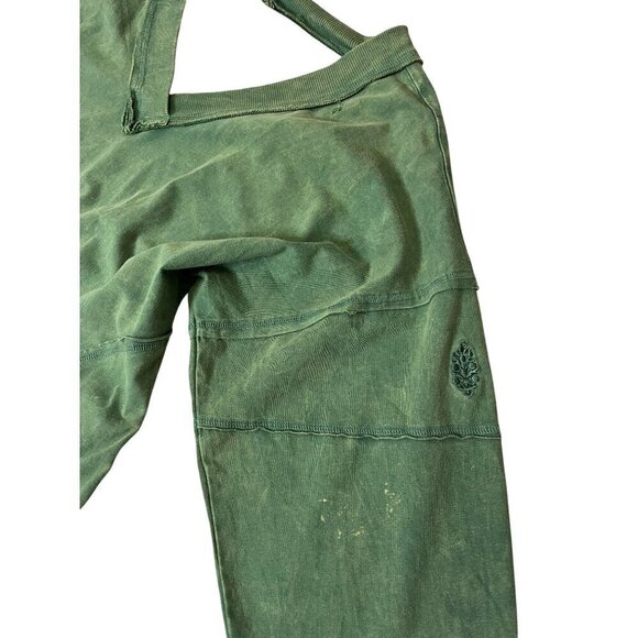 🆕 Free People Movement Hot Shot Runner Jumpsuit In Smoked Pine Green Medium - Picture 8 of 12